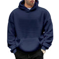 Men's Oversized Sherpa Fleece Hoodie Pullover 1