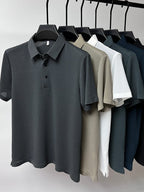 Hadrian | Stylish Button-Up Polo Shirt 8