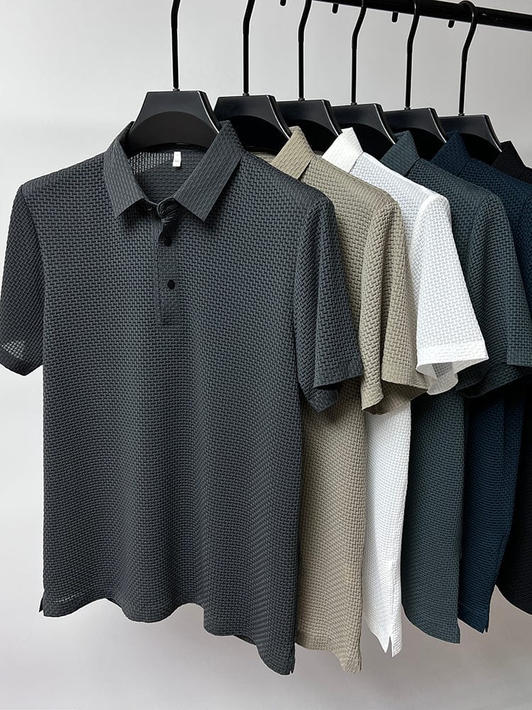 Hadrian | Stylish Button-Up Polo Shirt 8