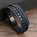 Felix | Braided Leather Viking Bracelet 1