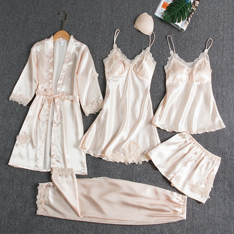 Rosanne | Elegant Five-Piece Pyjama Set 4