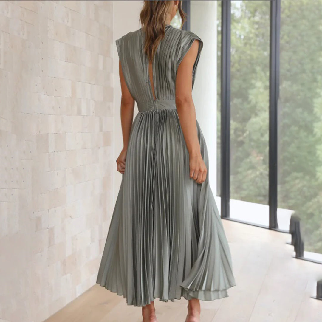 Kimberley | Stylish Sleeveless V-Neck Dress 12