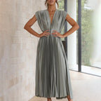 Kimberley | Stylish Sleeveless V-Neck Dress 8