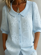 Verity | Stylish Embroidered Floral Blouse 4