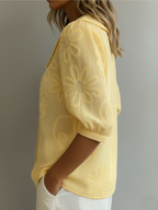 Verity | Stylish Embroidered Floral Blouse 2