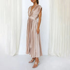 Kimberley | Stylish Sleeveless V-Neck Dress 14