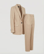 Women's Tailored Blazer Trouser Set Single-Breasted 7
