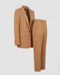 Women's Tailored Blazer Trouser Set Single-Breasted 1