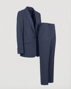 Women's Tailored Blazer Trouser Set Single-Breasted 6