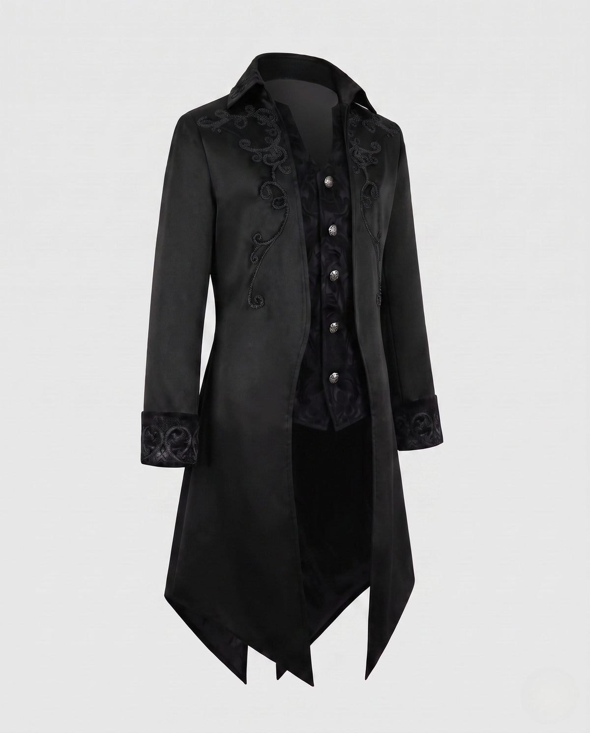 Women's Victorian Tailcoat with Embroidered Detail 2