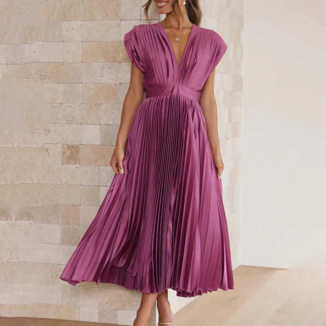 Kimberley | Stylish Sleeveless V-Neck Dress 2