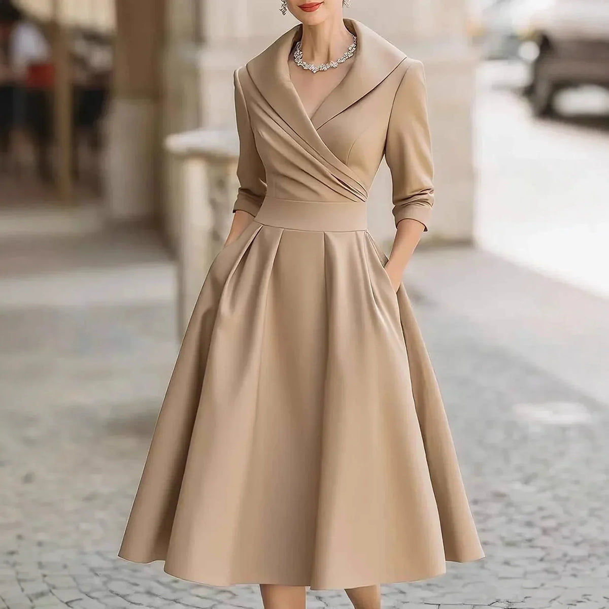 Millie | Graceful Silhouette Midi Dress 9