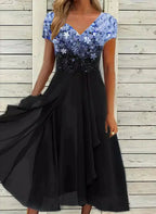Lavinia | Floral Wedding Evening Dress 1