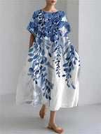 Fenella | Elegant Loose Round Neck Dress 8