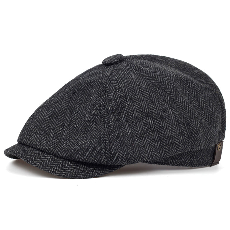 George | Classic Textured Flat Cap 8