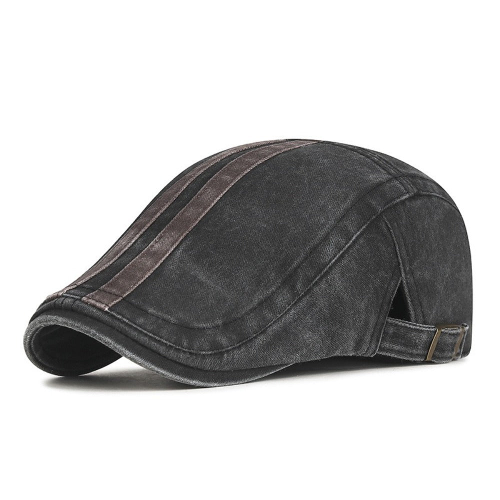 Daniel | Vintage Stripe Flat Cap 4