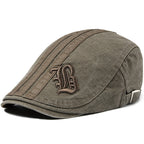 Benjamin | Embroidered Heritage Flat Cap 5
