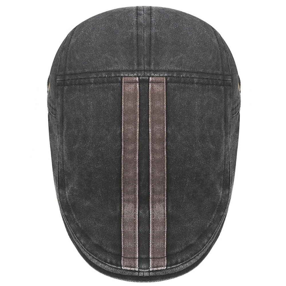 Daniel | Vintage Stripe Flat Cap 7
