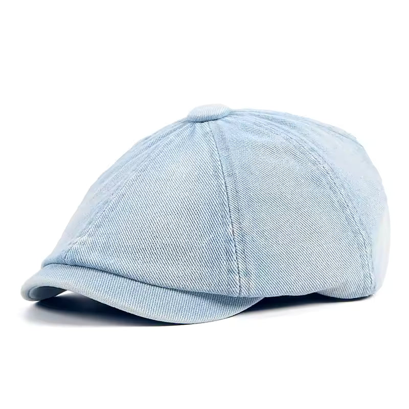 James | Classic Denim Flat Cap 4