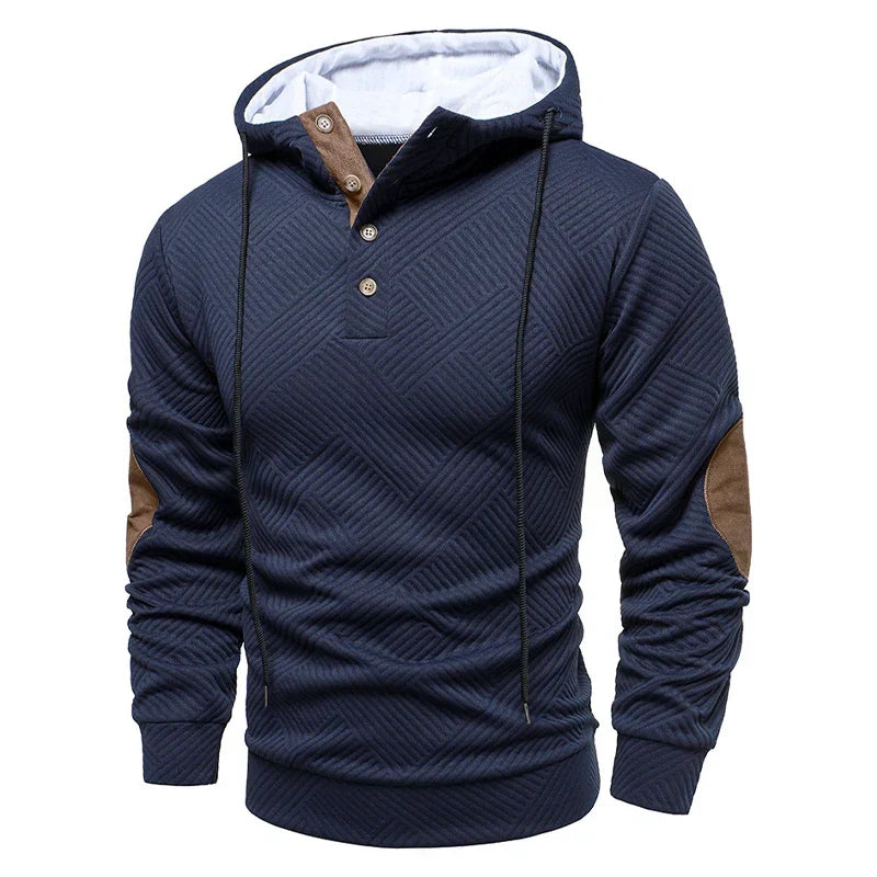 Bradley | Stylish Hooded Button Sweater 4