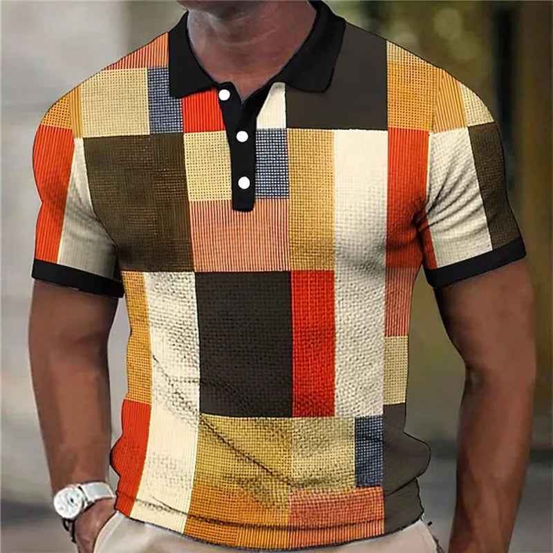 Brandon | Vibrant Plaid Pattern Shirt 4