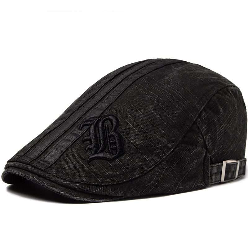 Benjamin | Embroidered Heritage Flat Cap 4