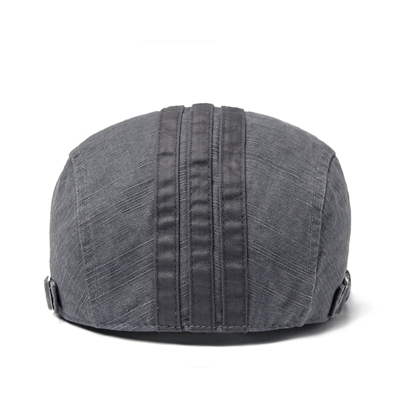 Benjamin | Embroidered Heritage Flat Cap 7