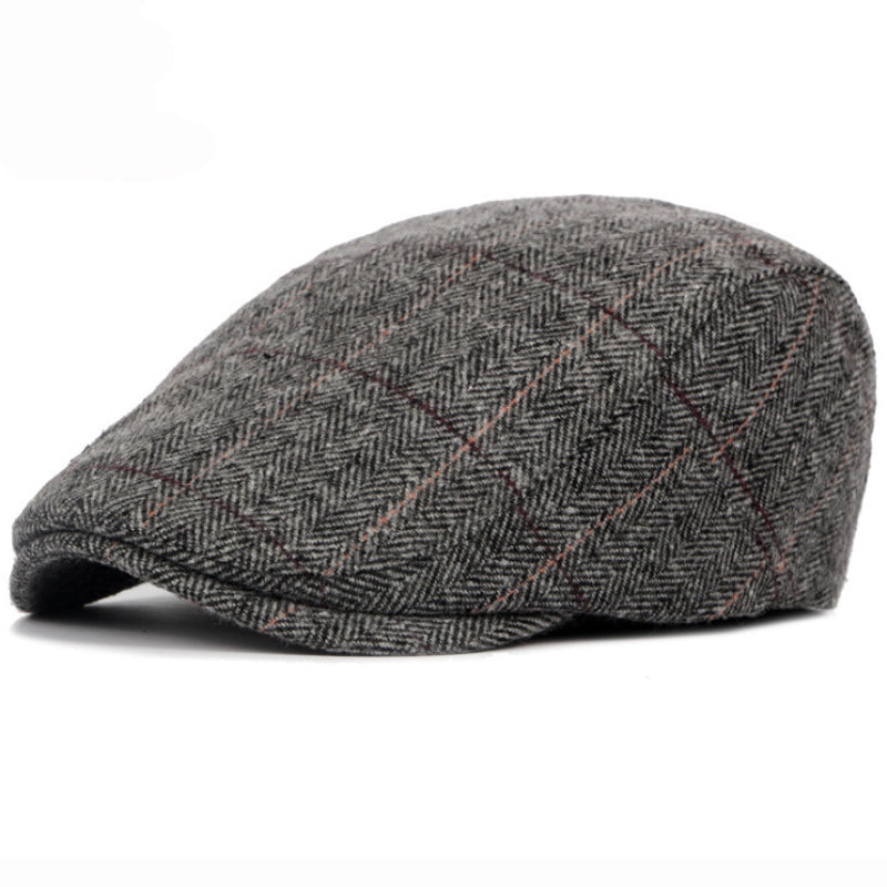 Edward | Heritage Pinstripe Stitch Flat Cap 8