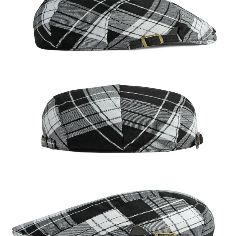 Orion | Classic Plaid Flat Cap 5