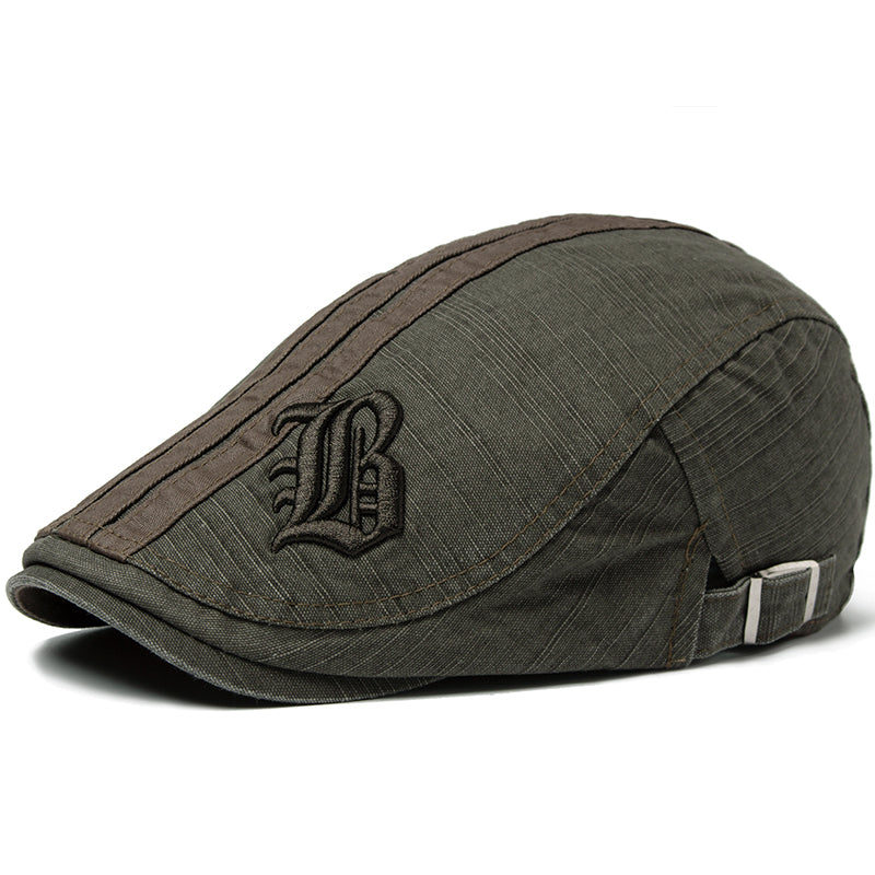 Benjamin | Embroidered Heritage Flat Cap 3
