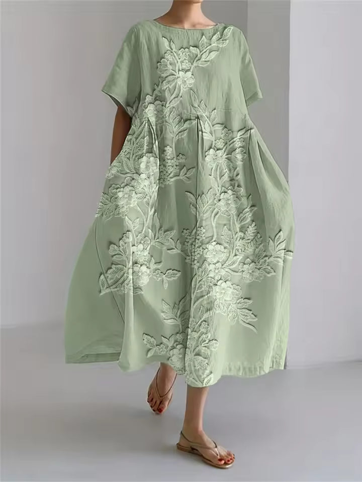 Fenella | Elegant Loose Round Neck Dress 11