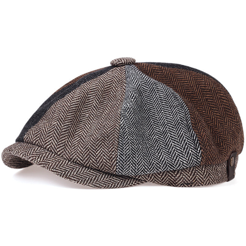 George | Classic Textured Flat Cap 9
