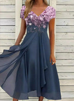 Lavinia | Floral Wedding Evening Dress 4