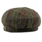 Dorian | Classic Striped Tweed Flat Cap 7