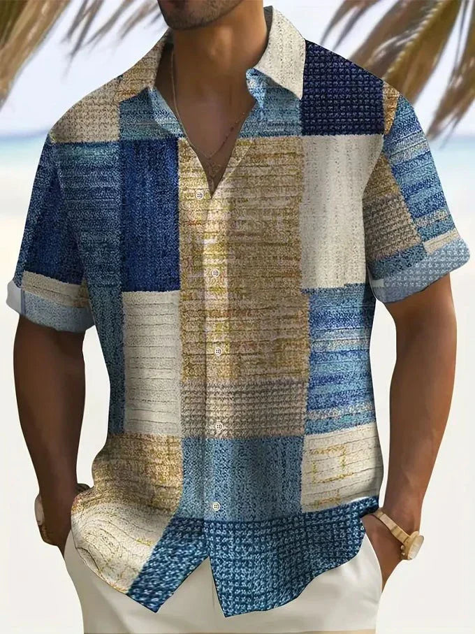 Luca | Vintage Patchwork Summer Shirt 7