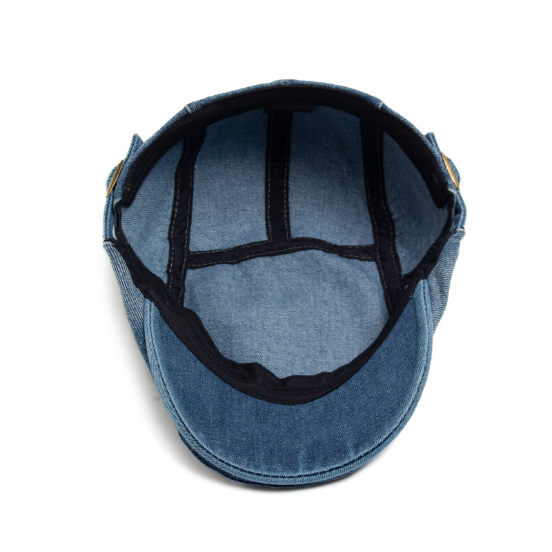 Cillian | Classic Stonewash Flat Cap 8