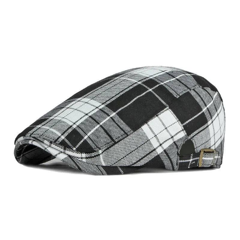 Orion | Classic Plaid Flat Cap 1