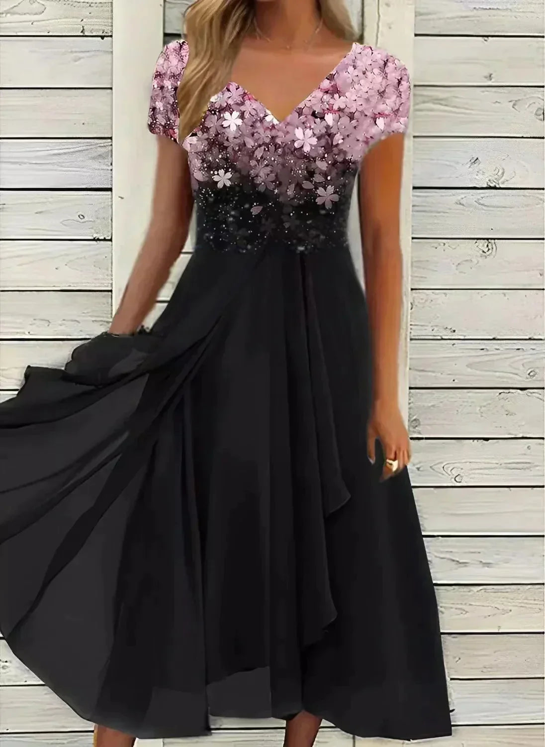 Lavinia | Floral Wedding Evening Dress 2