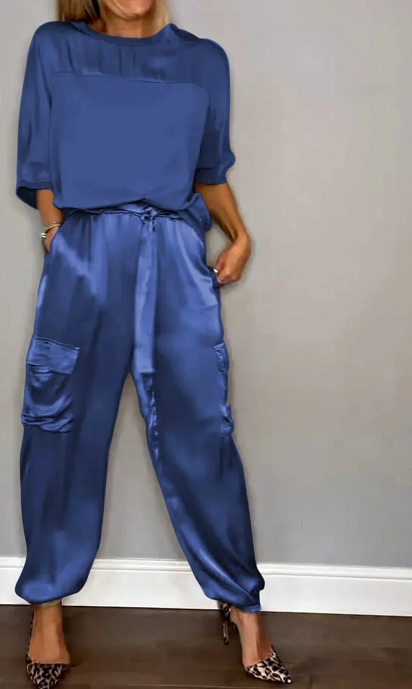 Wrenna | Luxe Stylish Flowing Two Piece Set 7