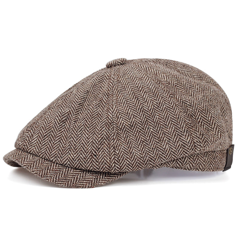George | Classic Textured Flat Cap 1