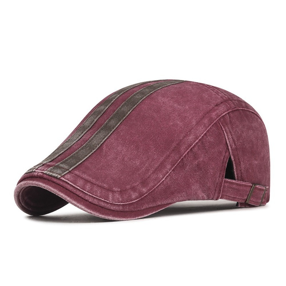 Daniel | Vintage Stripe Flat Cap 6