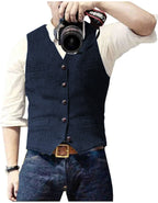 Arthur | Classic Herringbone Tweed Waistcoat 1