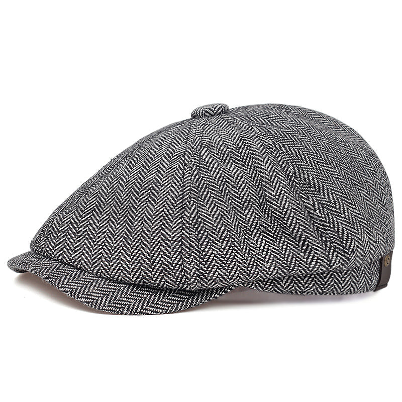 George | Classic Textured Flat Cap 7