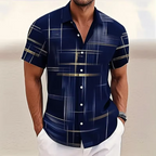 Gregory | Modern Patterned Short-Sleeve Shirt 1