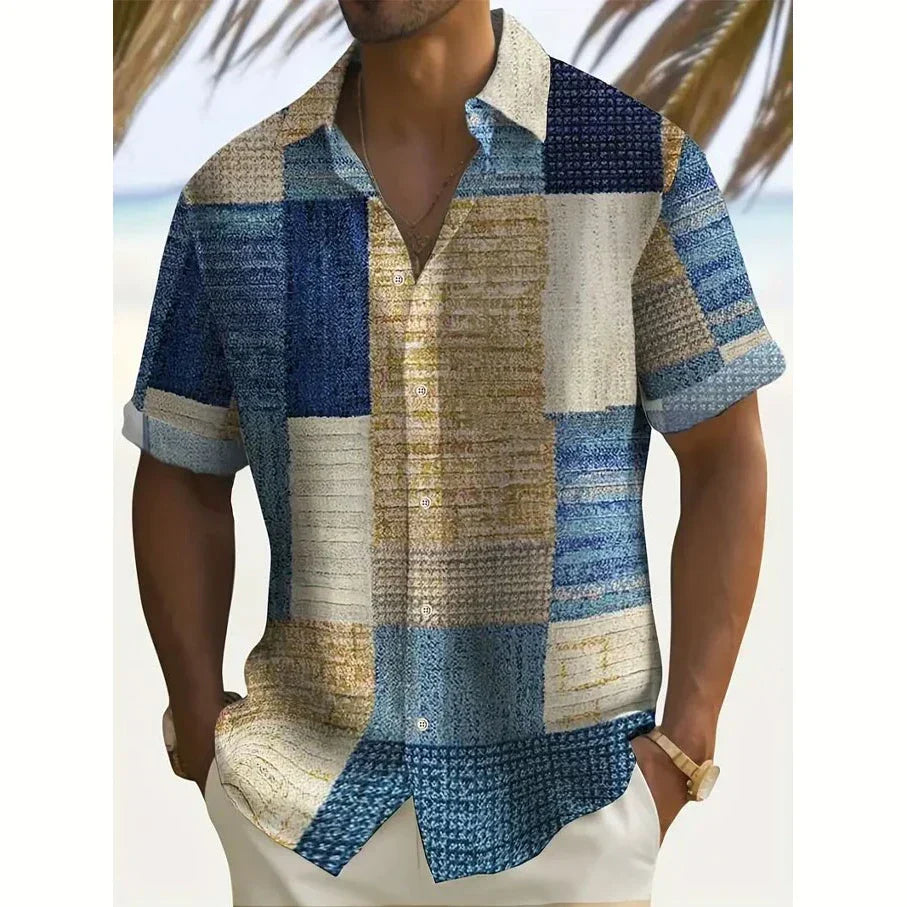 Luca | Vintage Patchwork Summer Shirt 2
