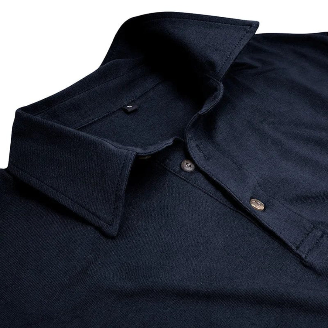 Callan | Casual Long Sleeve Collared Polo 7