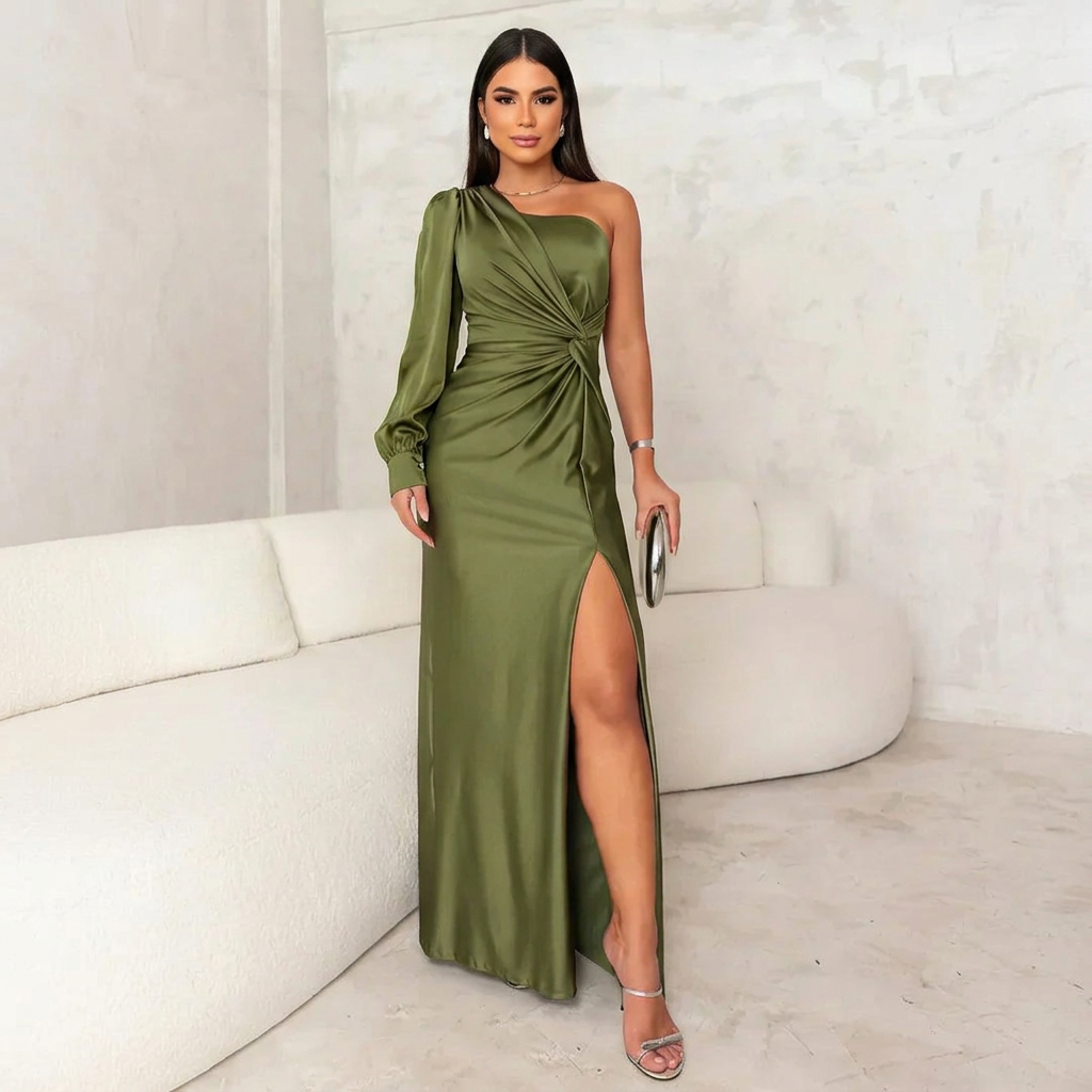 Sarah | Elegant One-Shoulder Maxi Dress 1