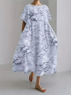 Fenella | Elegant Loose Round Neck Dress 10