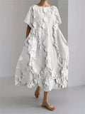 Fenella | Elegant Loose Round Neck Dress 15