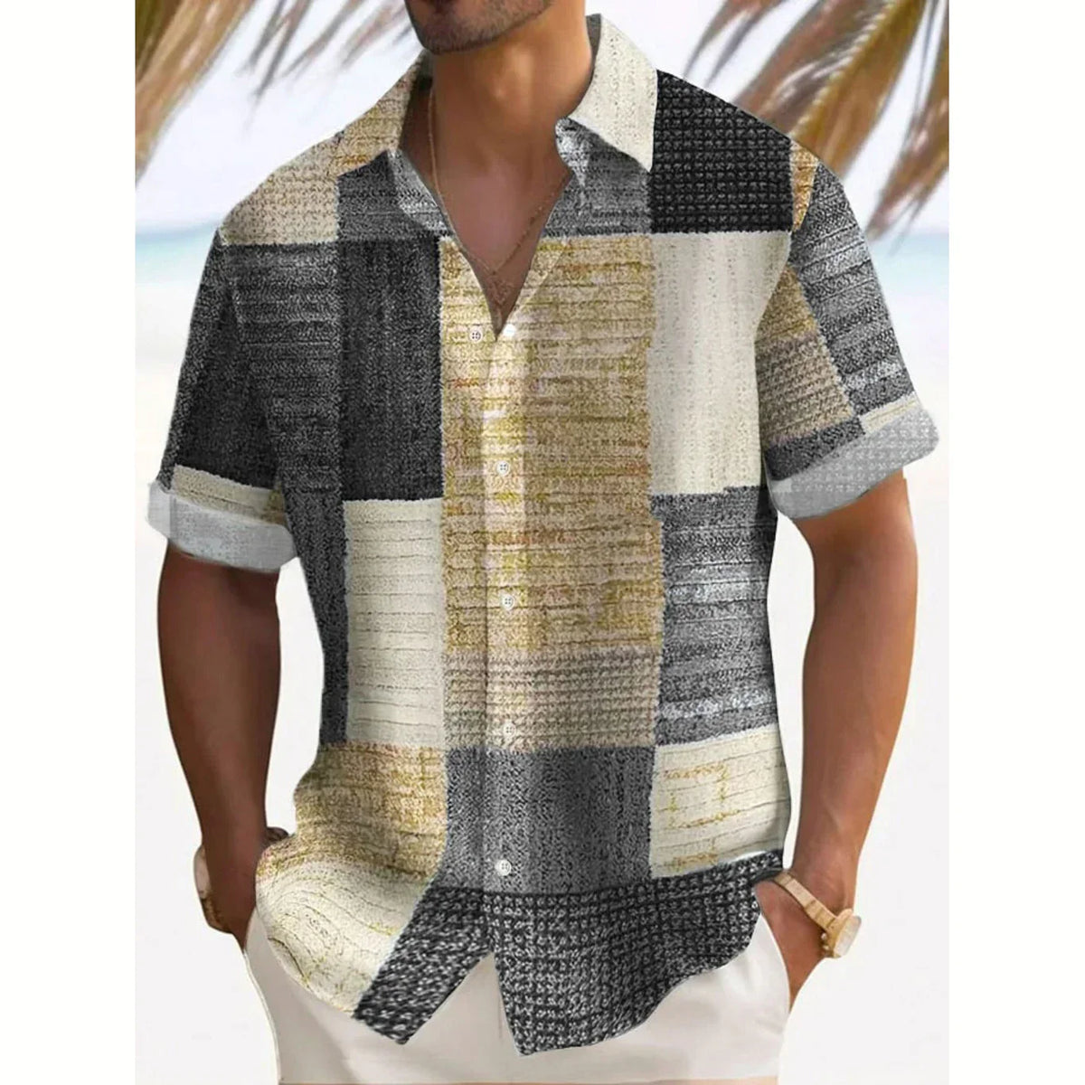 Luca | Vintage Patchwork Summer Shirt 4